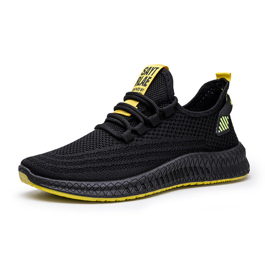 Men's shoes flying woven sneakers