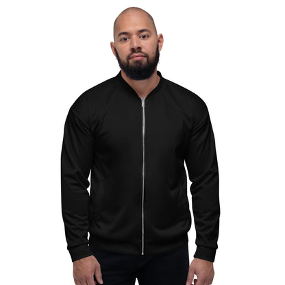 Unisex Bomber Jacket - Black